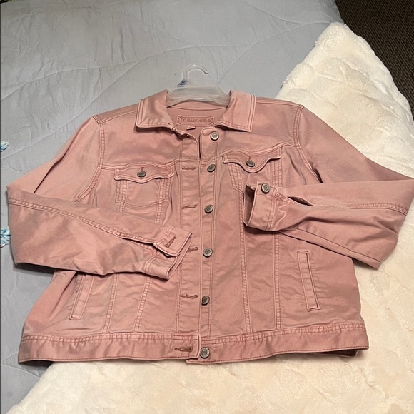 Maurices Jackets & Blazers - Maurices Blush Pink Jean Jacket